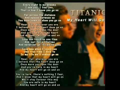 lyrics of my heart will go on song of titanic